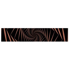 Wave Curve Abstract Art Backdrop Small Premium Plush Fleece Scarf by Grandong