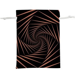 Wave Curve Abstract Art Backdrop Lightweight Drawstring Pouch (xl) by Grandong