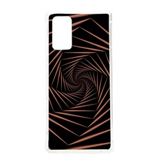 Wave Curve Abstract Art Backdrop Samsung Galaxy Note 20 Tpu Uv Case by Grandong