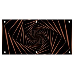 Wave Curve Abstract Art Backdrop Banner And Sign 6  X 3  by Grandong