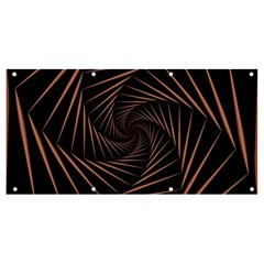 Wave Curve Abstract Art Backdrop Banner And Sign 8  X 4  by Grandong