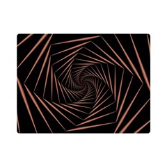 Wave Curve Abstract Art Backdrop Premium Plush Fleece Blanket (mini) by Grandong