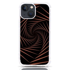 Wave Curve Abstract Art Backdrop Iphone 13 Mini Tpu Uv Print Case by Grandong