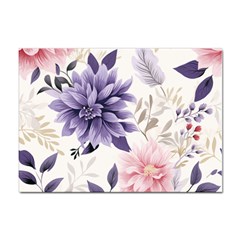 Flowers Pattern Floral Sticker A4 (100 Pack) by Grandong