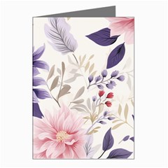 Flowers Pattern Floral Greeting Cards (pkg Of 8) by Grandong