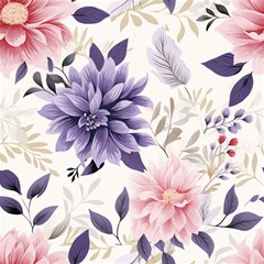 Flowers Pattern Floral Play Mat (square) by Grandong