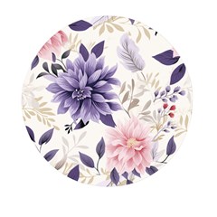 Flowers Pattern Floral Mini Round Pill Box by Grandong