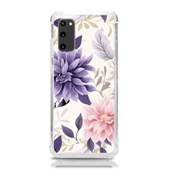 Flowers Pattern Floral Samsung Galaxy S20 6 2 Inch Tpu Uv Case by Grandong