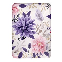 Flowers Pattern Floral Rectangular Glass Fridge Magnet (4 Pack) by Grandong