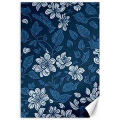 Pattern Flowers Design Nature Canvas 12  X 18  by Grandong