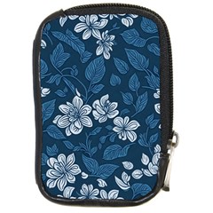 Pattern Flowers Design Nature Compact Camera Leather Case by Grandong