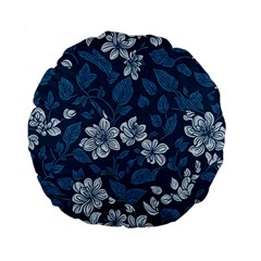 Pattern Flowers Design Nature Standard 15  Premium Flano Round Cushions by Grandong