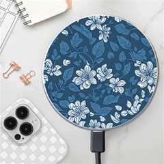 Pattern Flowers Design Nature Wireless Fast Charger(white) by Grandong