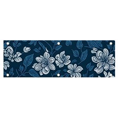 Pattern Flowers Design Nature Banner And Sign 6  X 2  by Grandong