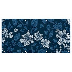 Pattern Flowers Design Nature Banner And Sign 8  X 4  by Grandong