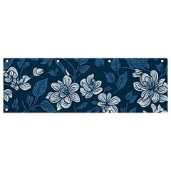 Pattern Flowers Design Nature Banner And Sign 9  X 3  by Grandong