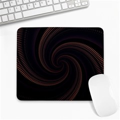 Wave Curves Abstract Art Backdrop Large Mousepad by Grandong