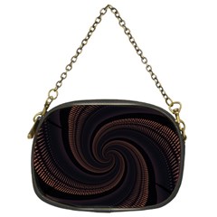 Wave Curves Abstract Art Backdrop Chain Purse (two Sides) by Grandong