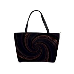 Wave Curves Abstract Art Backdrop Classic Shoulder Handbag by Grandong