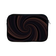 Wave Curves Abstract Art Backdrop Apple Ipad Mini Zipper Cases by Grandong