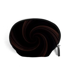 Wave Curves Abstract Art Backdrop Accessory Pouch (small) by Grandong