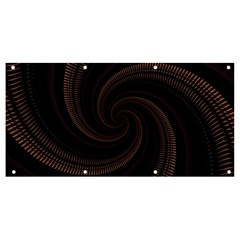 Wave Curves Abstract Art Backdrop Banner And Sign 8  X 4  by Grandong