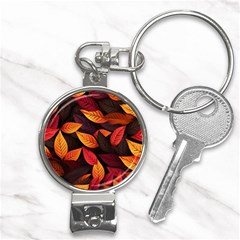 Leaves Autumn Nail Clippers Key Chain by Grandong