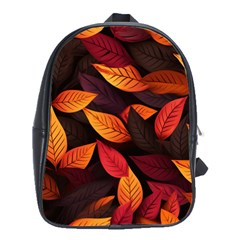 Leaves Autumn School Bag (large) by Grandong