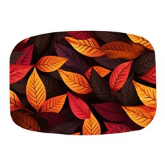 Leaves Autumn Mini Square Pill Box by Grandong