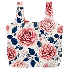 Flowers Pattern Plant Full Print Recycle Bag (xxl) by Grandong