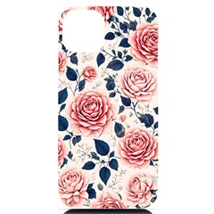 Flowers Pattern Plant Iphone 14 Plus Black Uv Print Case by Grandong