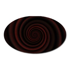 Abstract Art Backdrop Background Oval Magnet