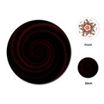 Abstract Art Backdrop Background Playing Cards Single Design (Round) Front