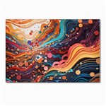 Pattern Abstract Postcard 4 x 6  (Pkg of 10) Front