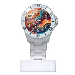 Pattern Abstract Plastic Nurses Watch by Grandong