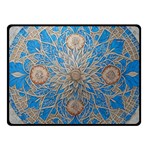 Flower Mandala Pattern Fleece Blanket (Small) 50 x40  Blanket Front