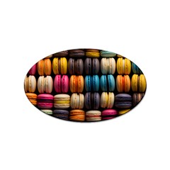 Macaroon Sweet Treat Sticker Oval (100 Pack)