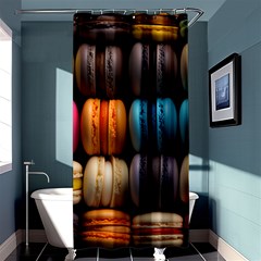 Macaroon Sweet Treat Shower Curtain 36  X 72  (stall)  by Grandong