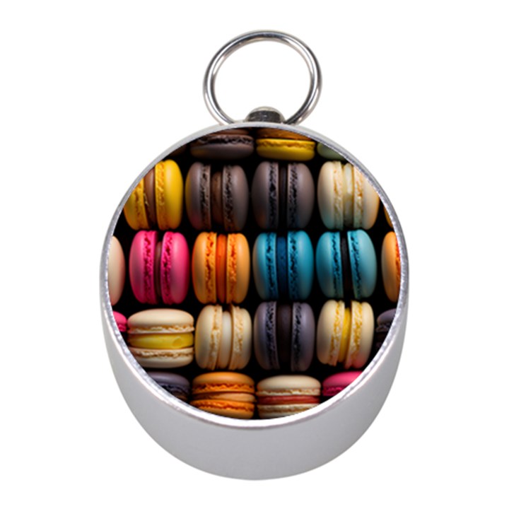 Macaroon Sweet Treat Mini Silver Compasses