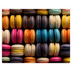 Macaroon Sweet Treat Premium Plush Fleece Blanket (medium) by Grandong