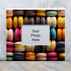 Macaroon Sweet Treat White Wall Photo Frame 5  X 7  by Grandong