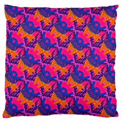 Purple Design Scrapbooking Blue Standard Premium Plush Fleece Cushion Case (two Sides) by Grandong