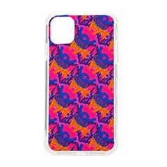 Purple Design Scrapbooking Blue Iphone 11 Tpu Uv Print Case by Grandong