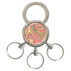 Pattern Glitter Pastel Layer 3-ring Key Chain by Grandong