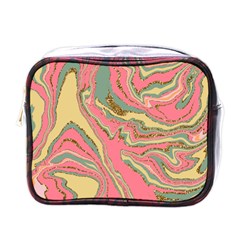 Pattern Glitter Pastel Layer Mini Toiletries Bag (one Side) by Grandong