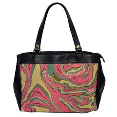 Pattern Glitter Pastel Layer Oversize Office Handbag by Grandong