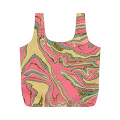 Pattern Glitter Pastel Layer Full Print Recycle Bag (m) by Grandong