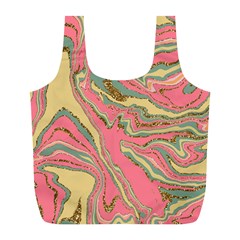 Pattern Glitter Pastel Layer Full Print Recycle Bag (l) by Grandong