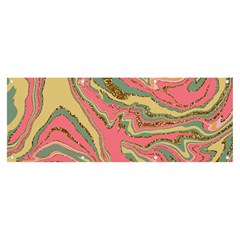 Pattern Glitter Pastel Layer Banner And Sign 8  X 3  by Grandong