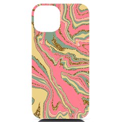 Pattern Glitter Pastel Layer Iphone 14 Black Uv Print Case by Grandong